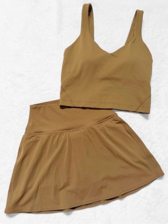 lululemon athletica Tops - NWT Lululemon SET - Align Tank + Align Skirt – Allspice – Size 4 (SOLD OUT)